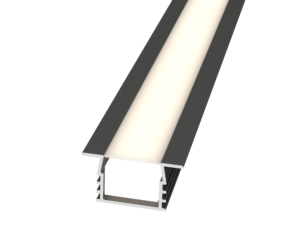 TIRA TRIM LED 12.5mm NEGRO MATE